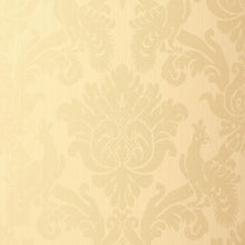 Load image into Gallery viewer, Valette Strie Damask Wallpaper - Champagne