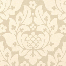 Load image into Gallery viewer, Fiore Damask Wallpaper - Linen