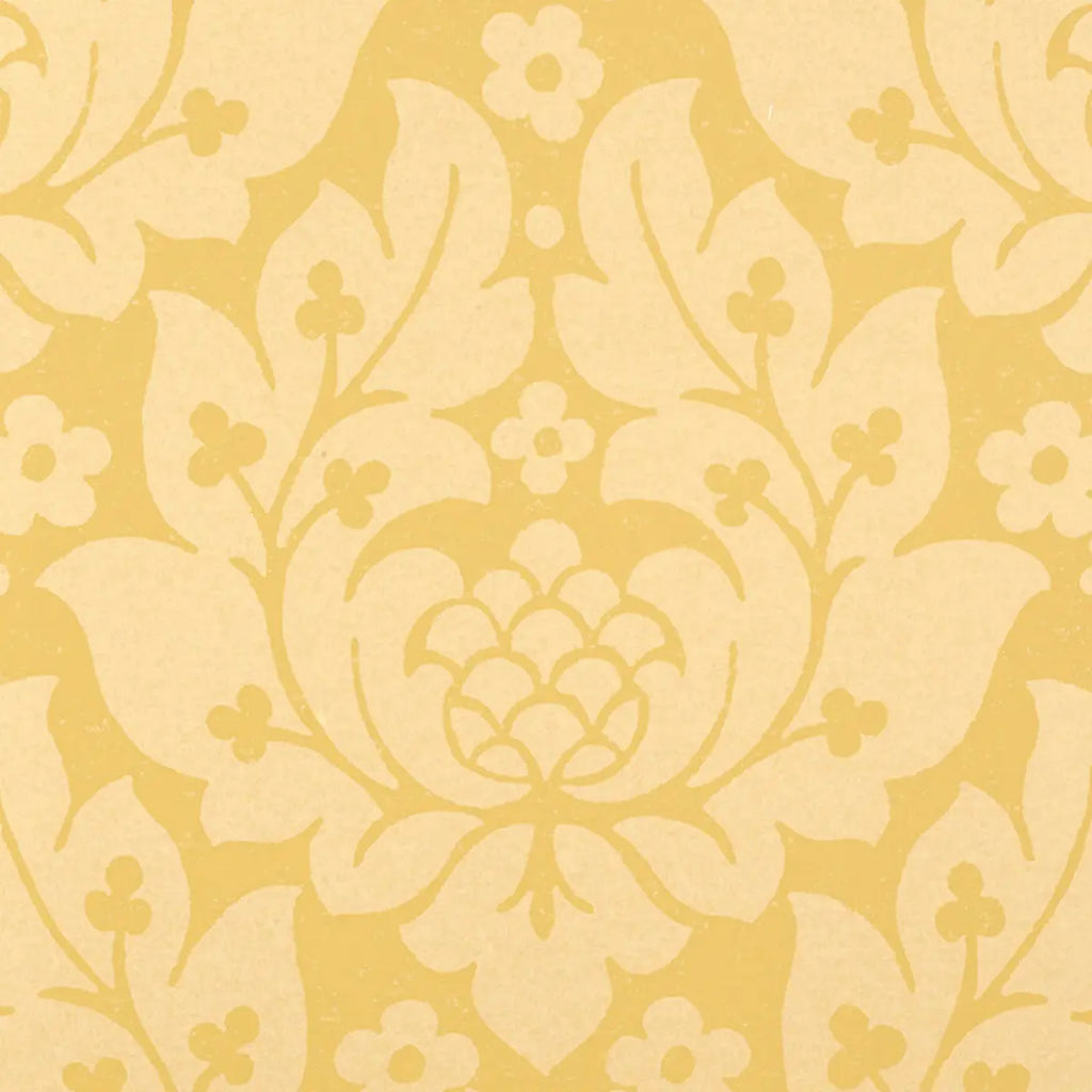 Fiore Damask Wallpaper - Buttercup