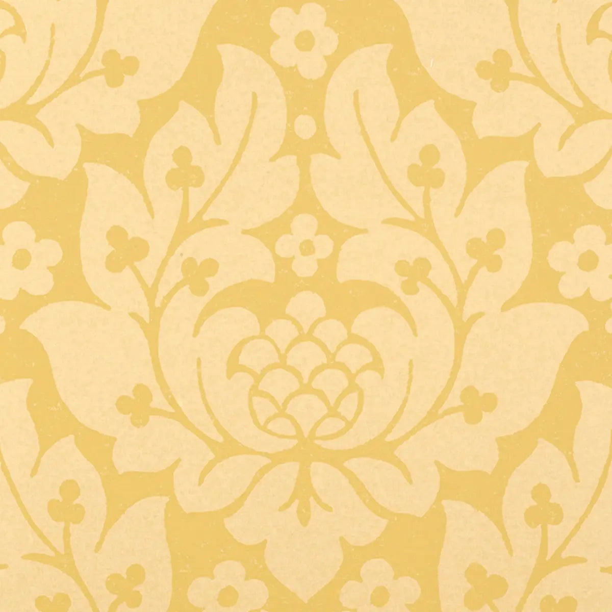 Fiore Damask Wallpaper - Buttercup