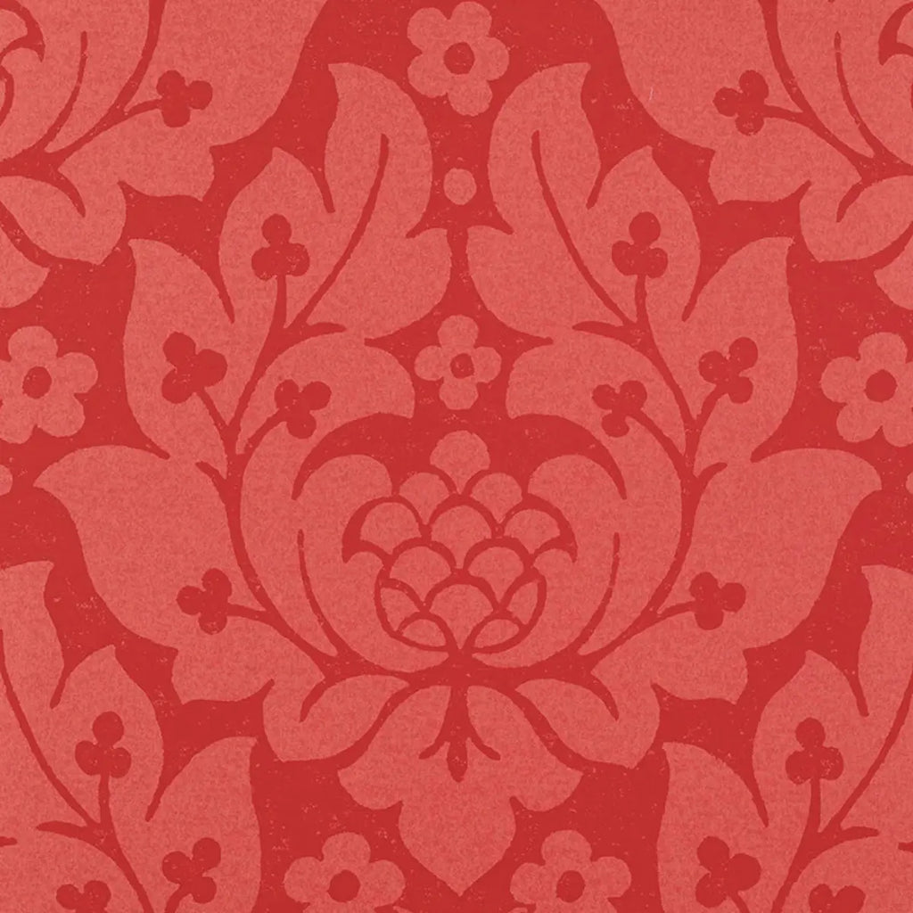 Fiore Damask Wallpaper - Berry