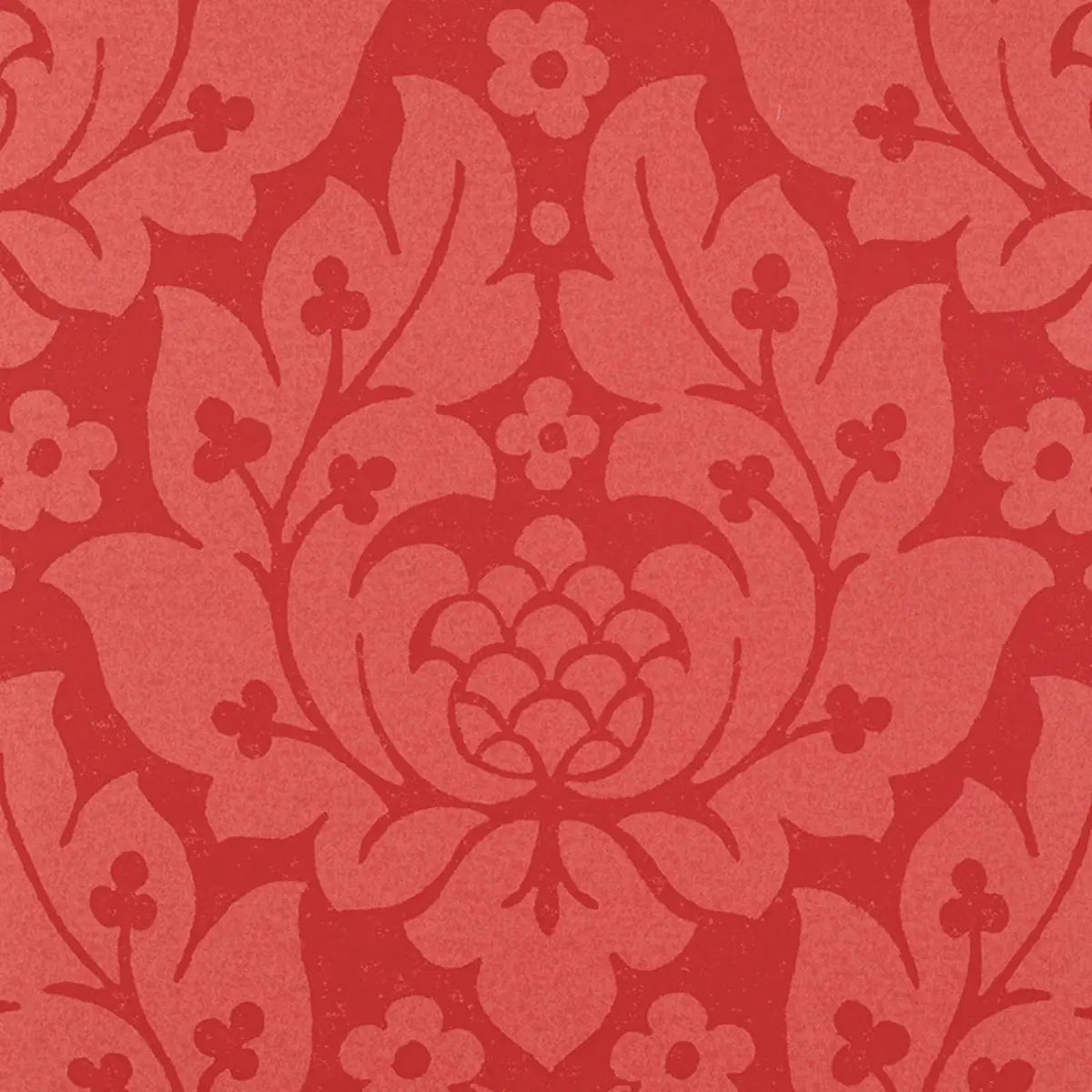 Fiore Damask Wallpaper - Berry