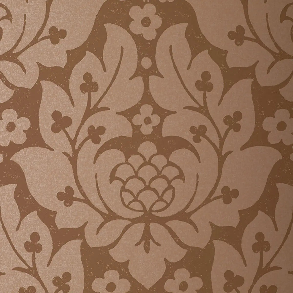 Fiore Damask Wallpaper in an interior setting