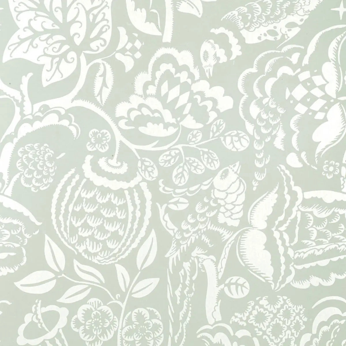 Uccello Wallpaper in an interior setting