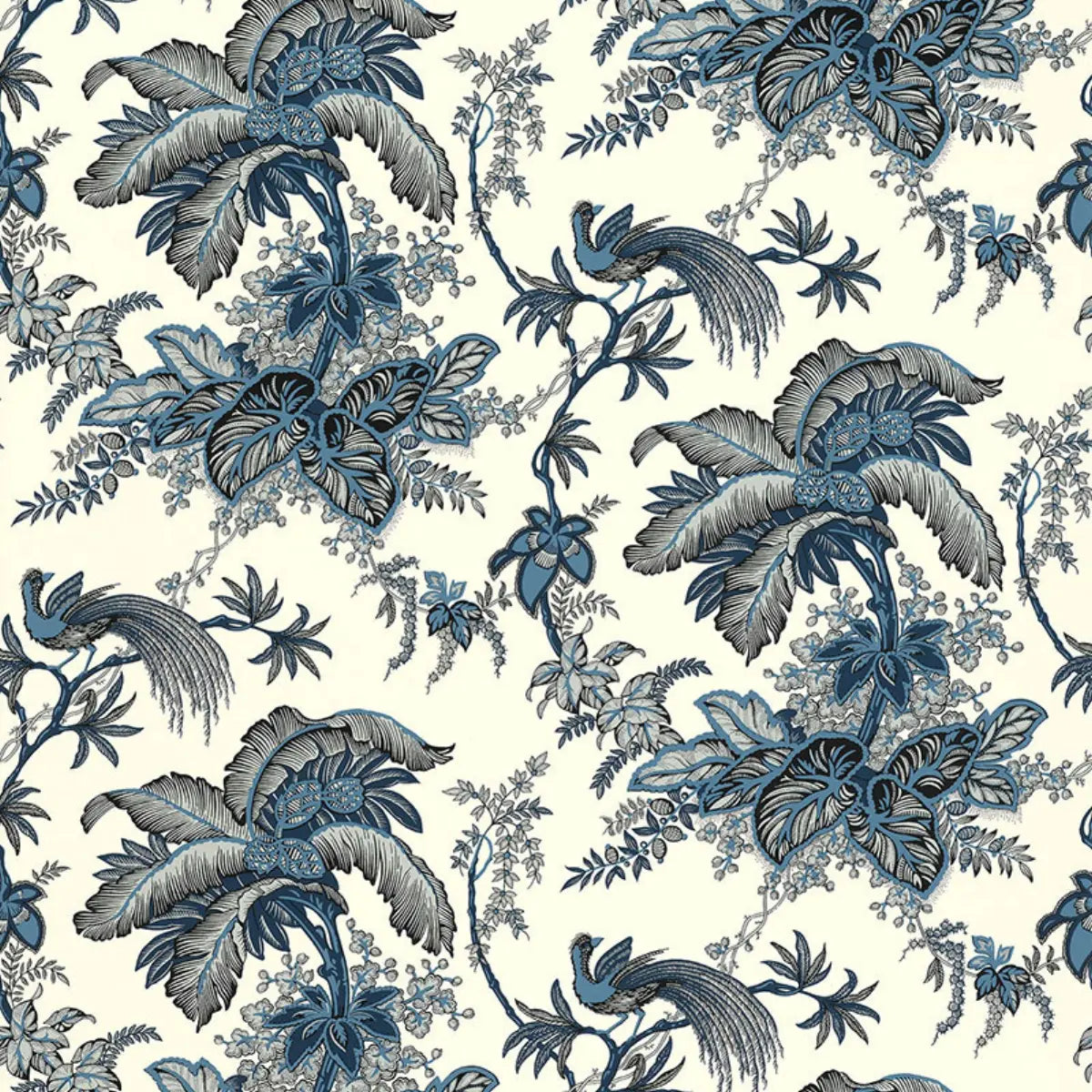 Coconut Grove Wallpaper - Lapis