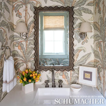 Load image into Gallery viewer, Blair House Palm Wallpaper in an interior setting