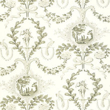 Load image into Gallery viewer, Jester Arabesque Wallpaper - Grisaille