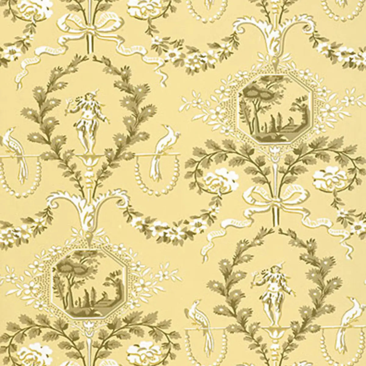 Jester Arabesque Wallpaper - Sunlight