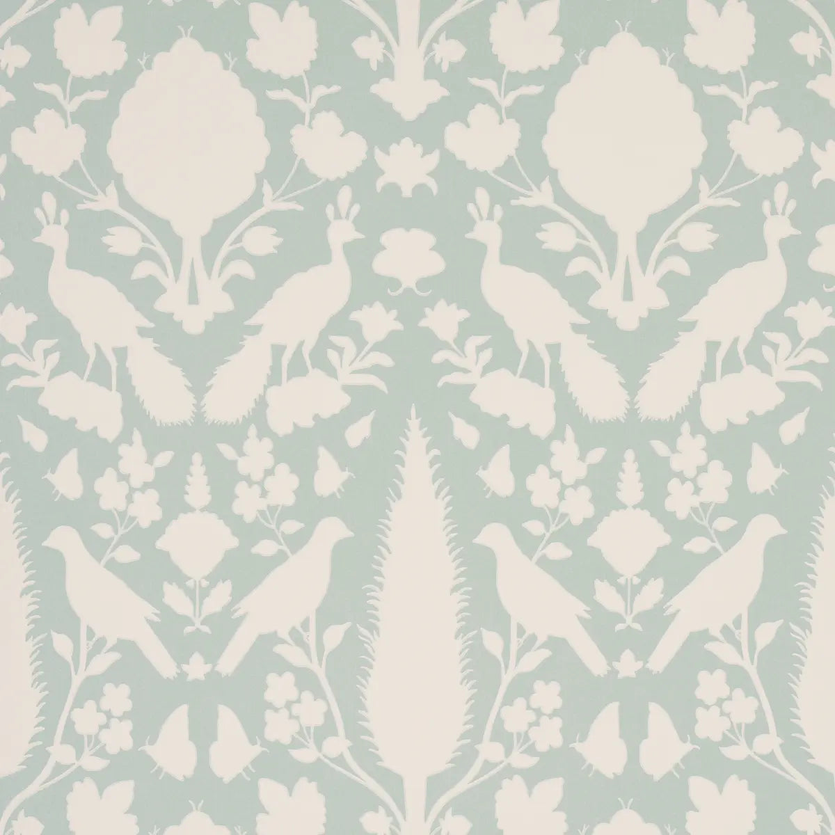 Chenonceau Wallpaper - Aquamarine