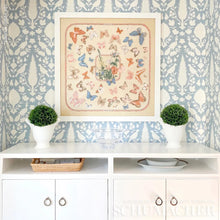 Load image into Gallery viewer, Chenonceau Wallpaper in an interior setting