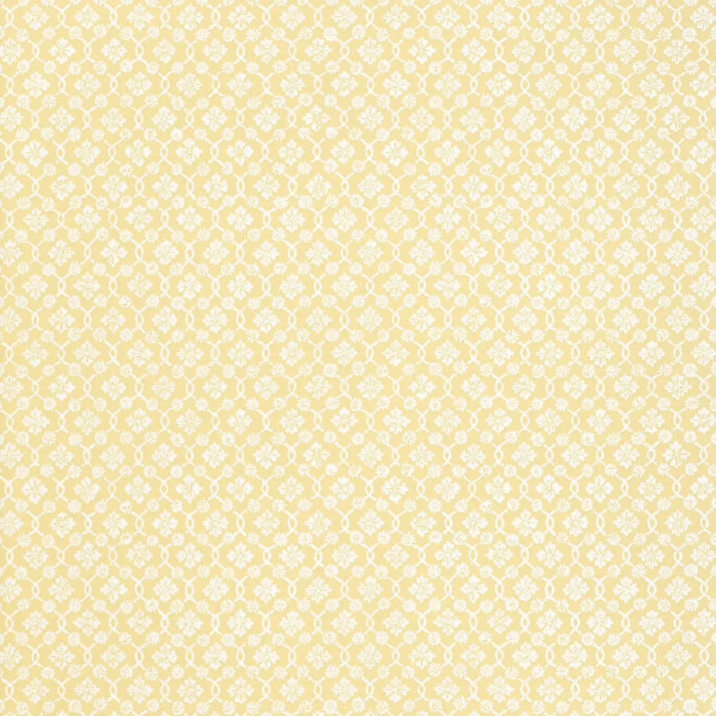 Harbury Trellis Wallpaper - Buttercup