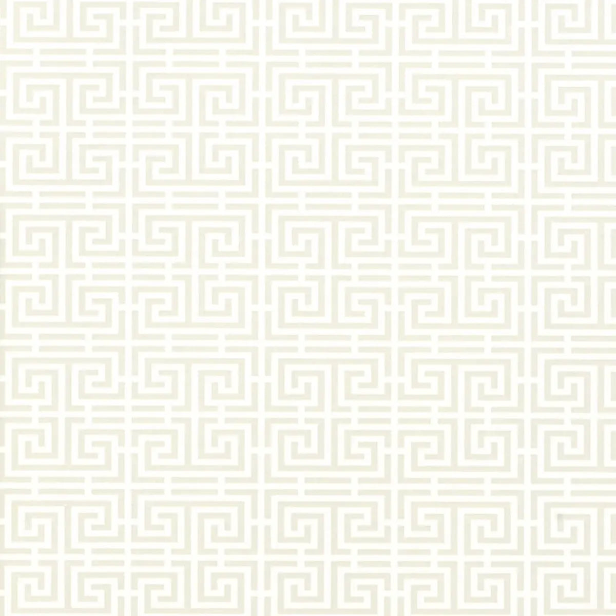 Chinois Fret Wallpaper - Alabaster