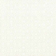 Load image into Gallery viewer, Chinois Fret Wallpaper - Alabaster