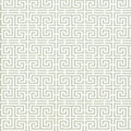 Chinois Fret Wallpaper in an interior setting