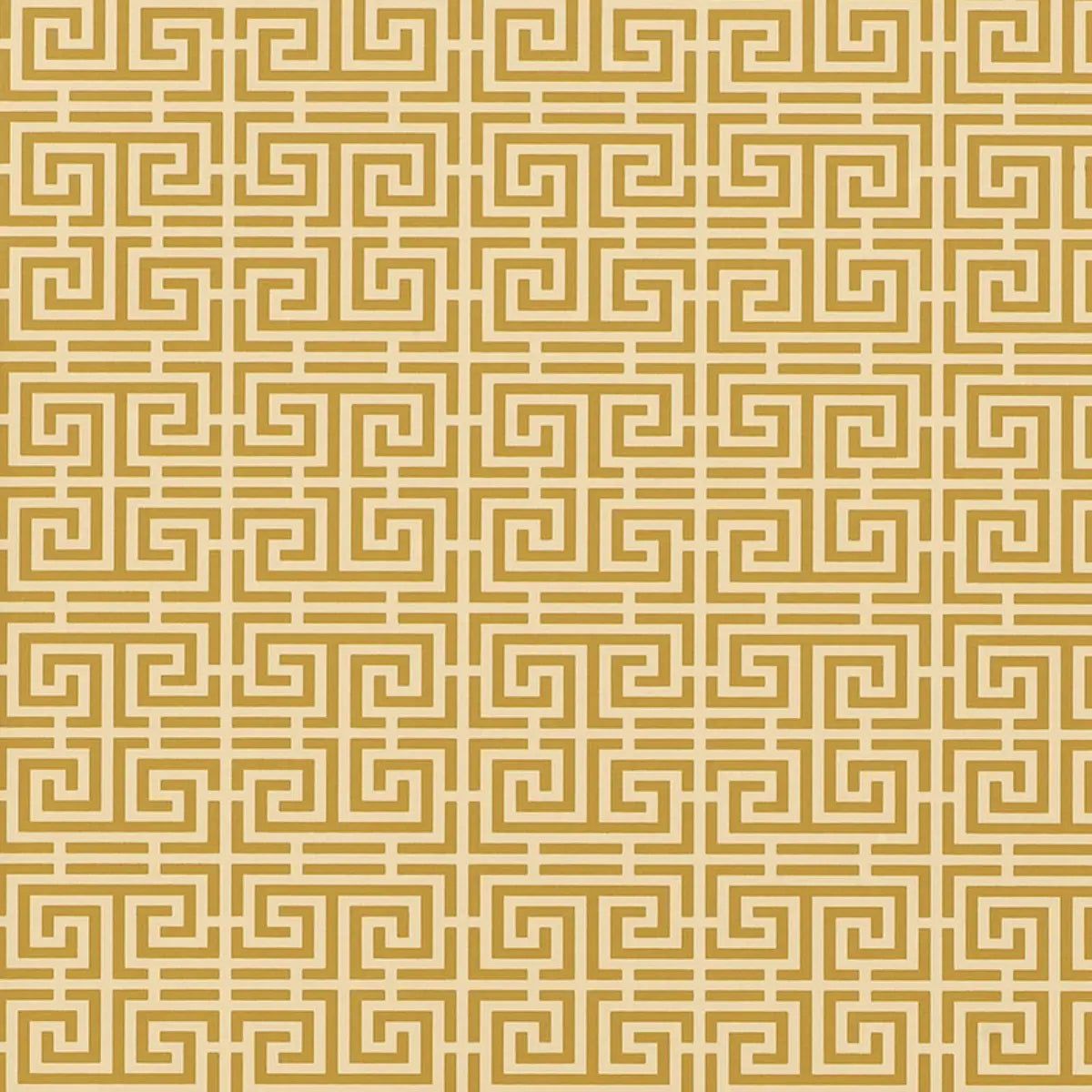 Chinois Fret Wallpaper - Sand