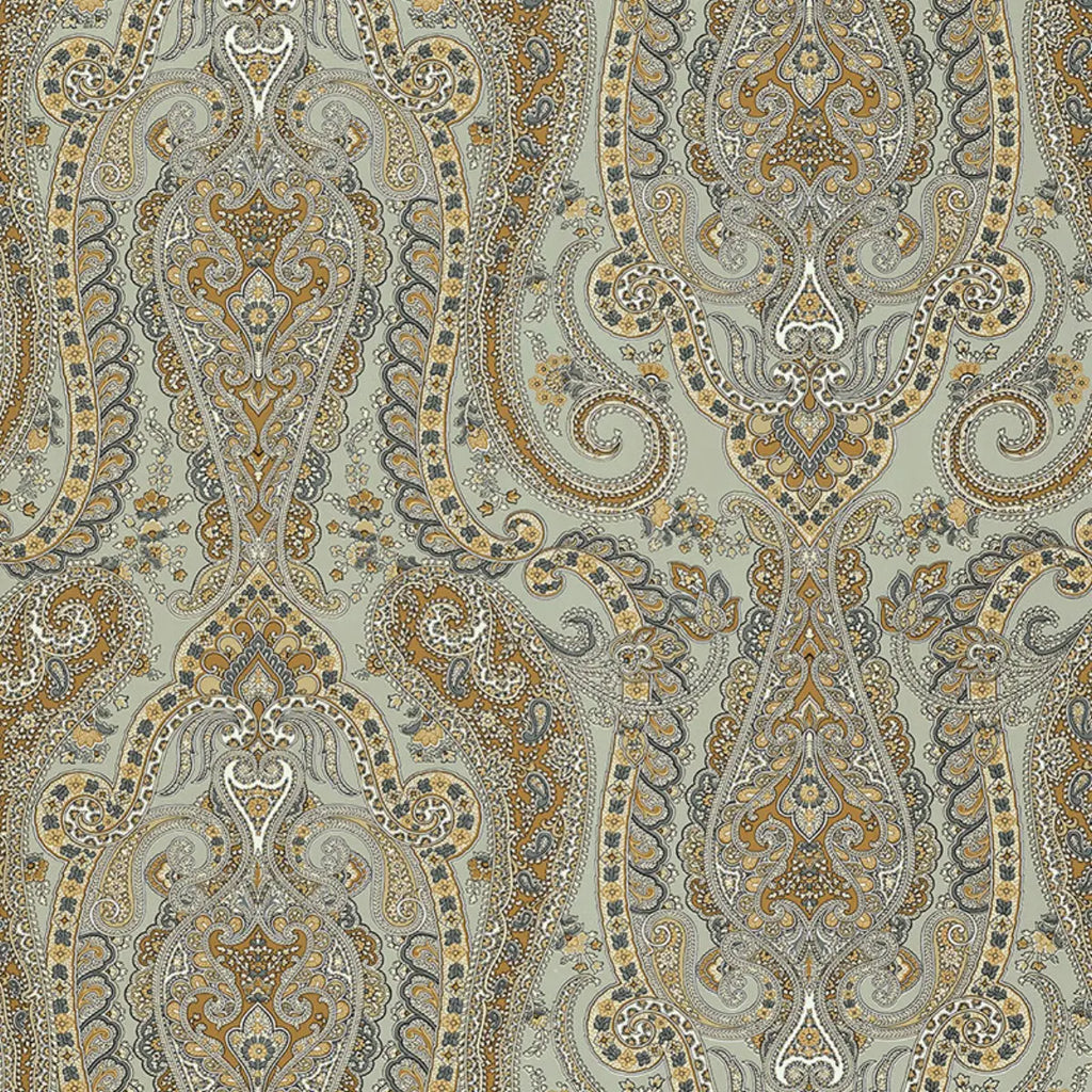 Isabella Paisley Wallpaper in an interior setting