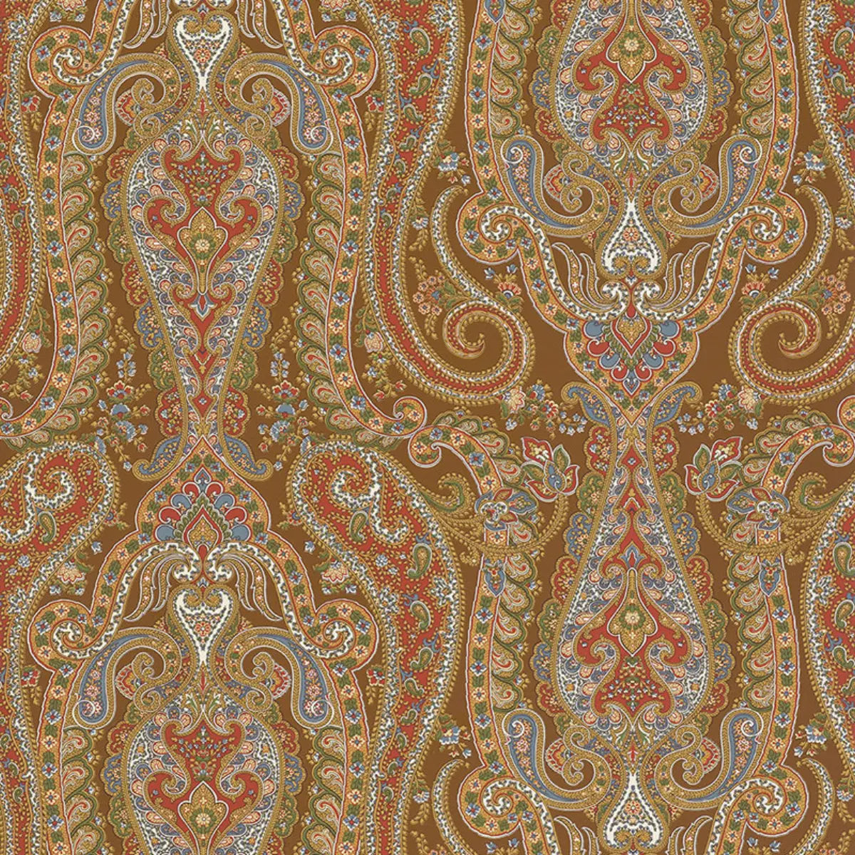 Isabella Paisley Wallpaper - Mink
