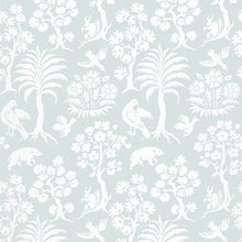 Load image into Gallery viewer, Palm Damask Wallpaper in an interior setting