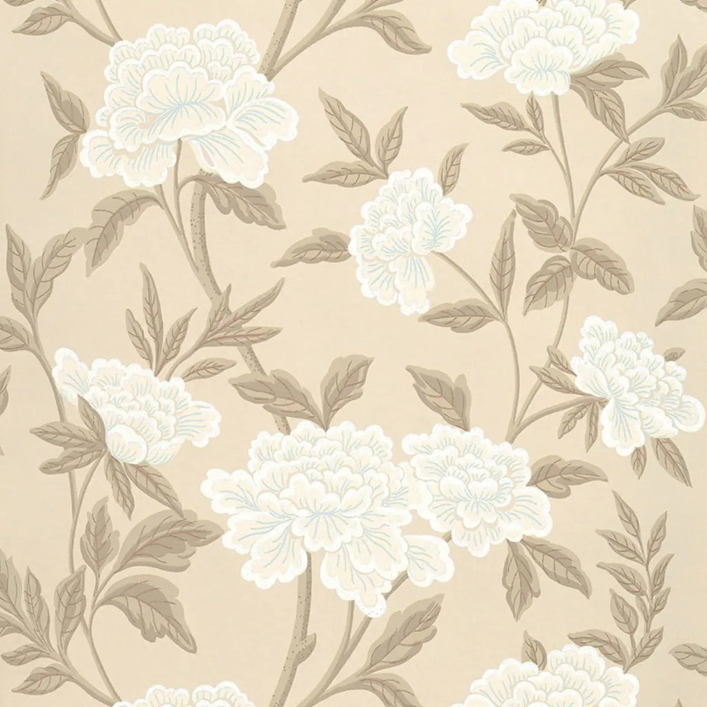 Whitney Floral Wallpaper - Taupe