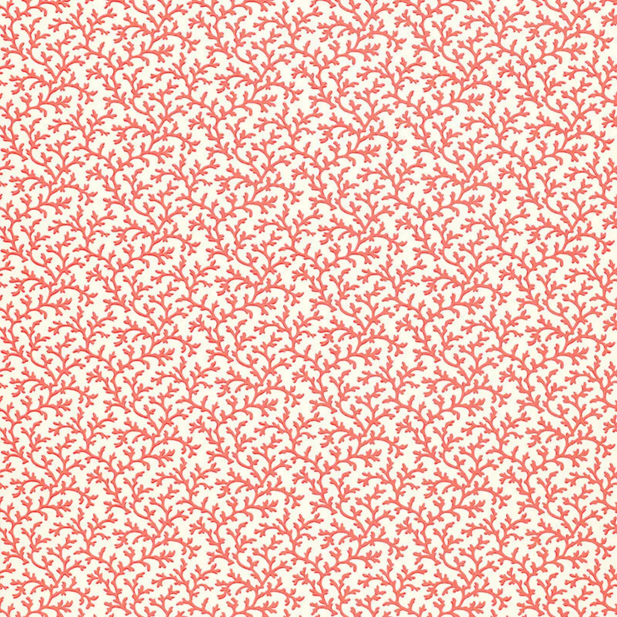 Coral Vine Wallpaper - Garnet