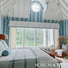 Load image into Gallery viewer, Hydrangea Drape Wallpaper in an interior setting