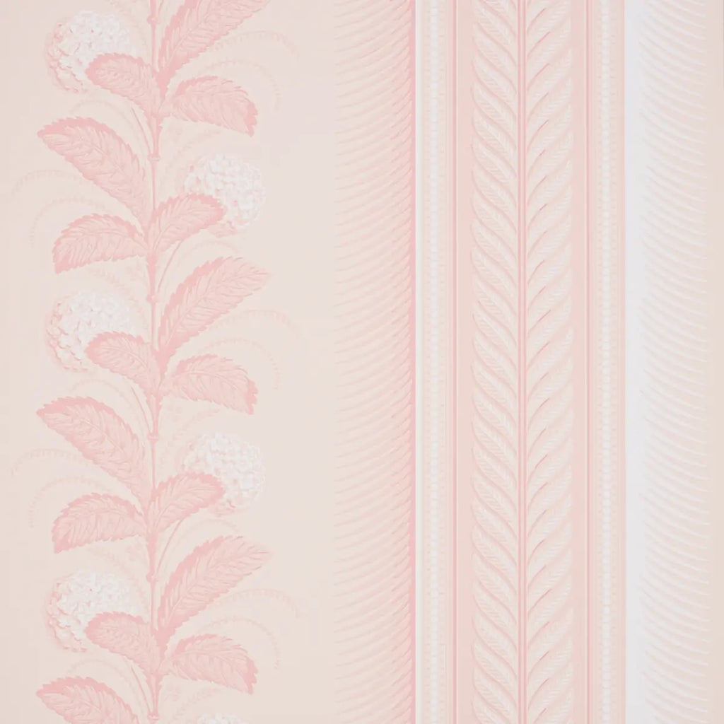 Hydrangea Drape Wallpaper - Blush