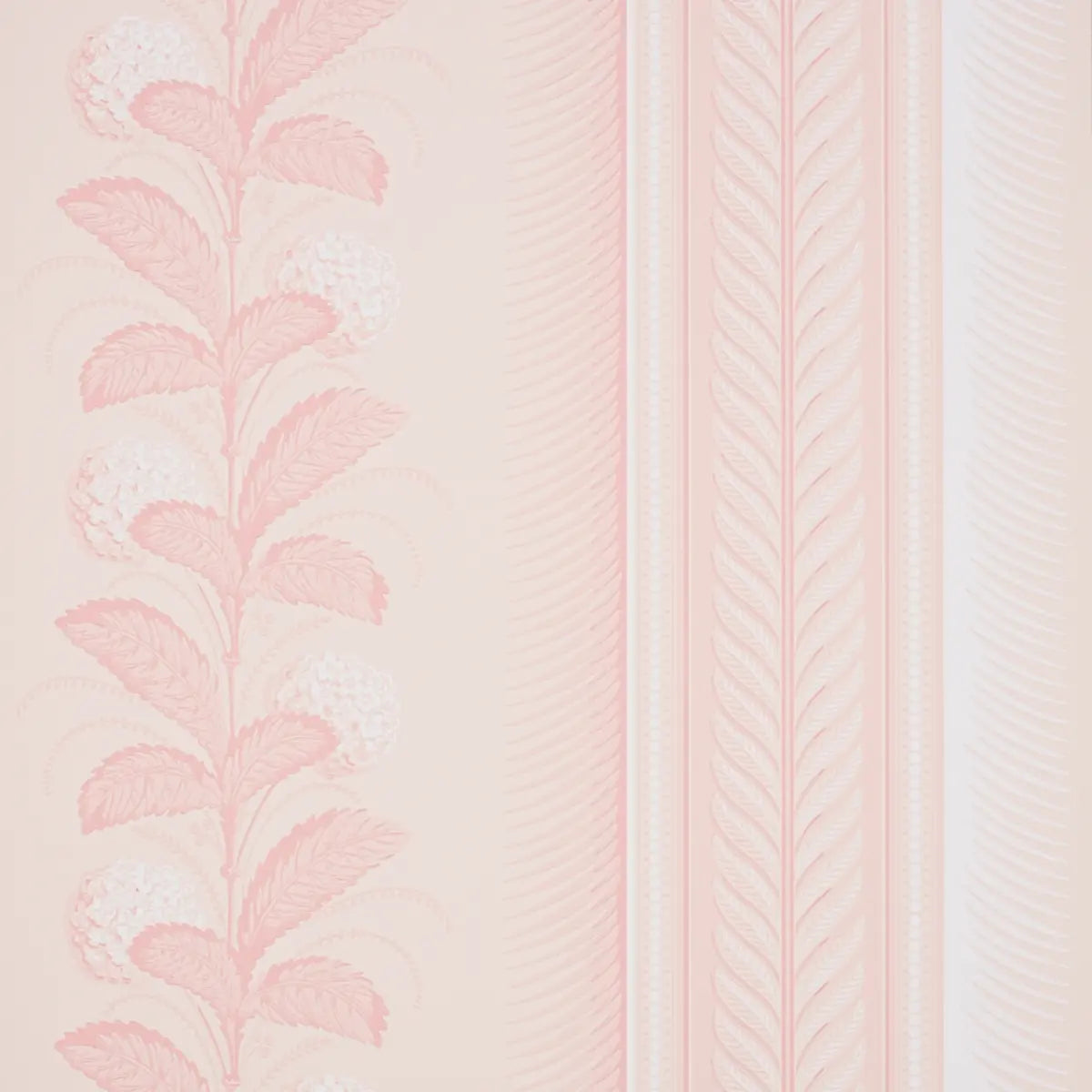 Hydrangea Drape Wallpaper - Blush