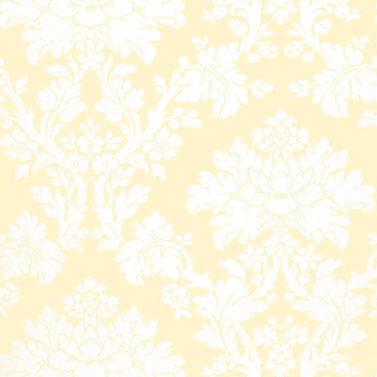 Tierni Damask Wallpaper - Buttercup