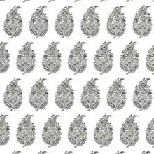 Load image into Gallery viewer, Rajasthan Paisley Wallpaper - Silver