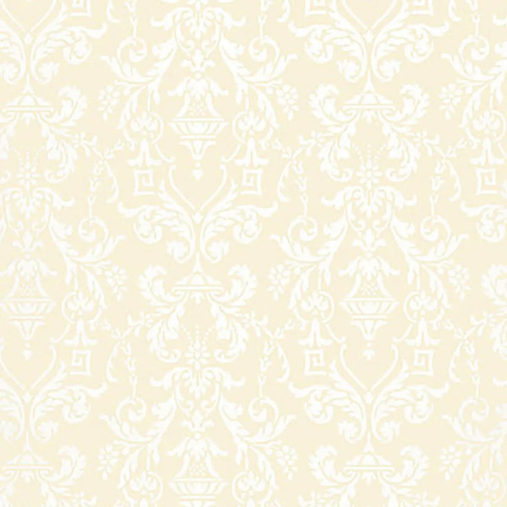 Lido Damask Wallpaper - Beige