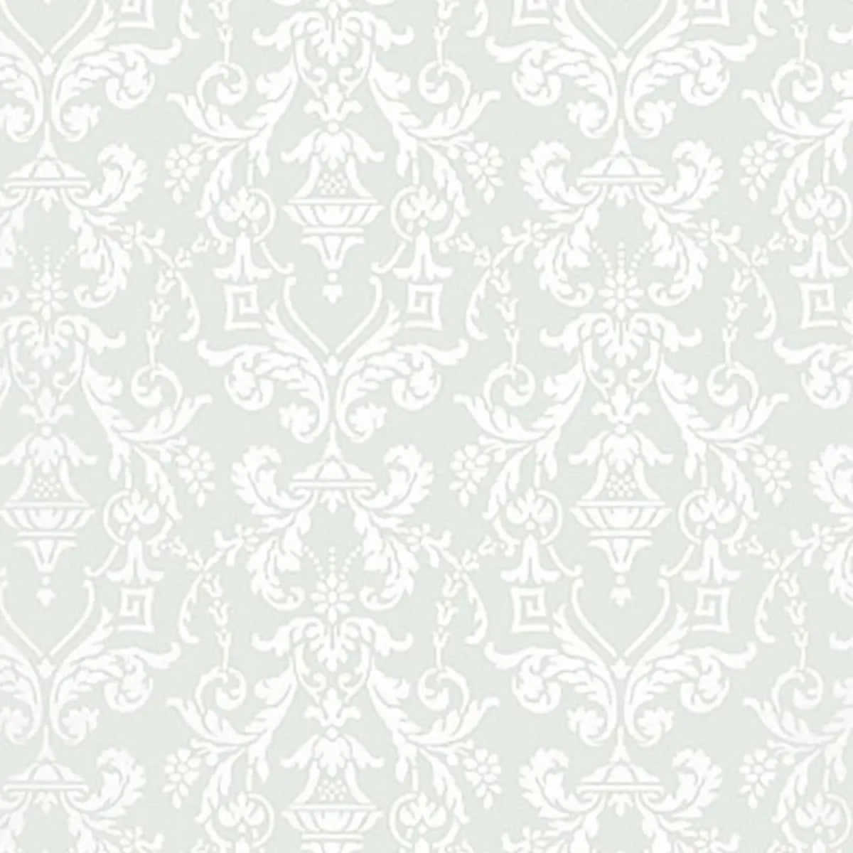 Lido Damask Wallpaper - Haze