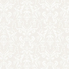 Load image into Gallery viewer, Lido Damask Wallpaper in an interior setting