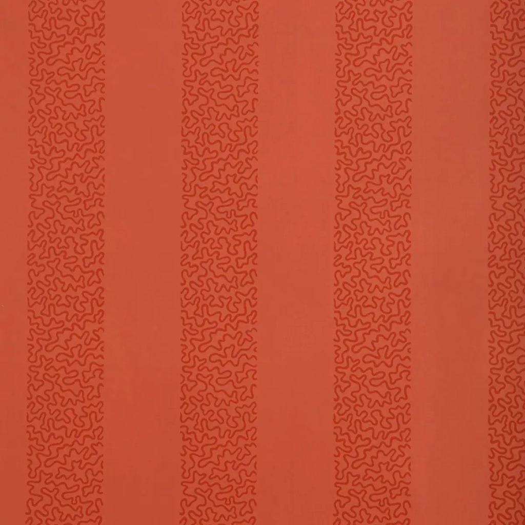 Beekman Stripe Wallpaper - Coral