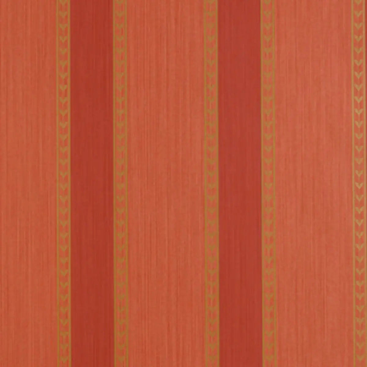 Lansdowne Strie Stripe Wallpaper - Coral