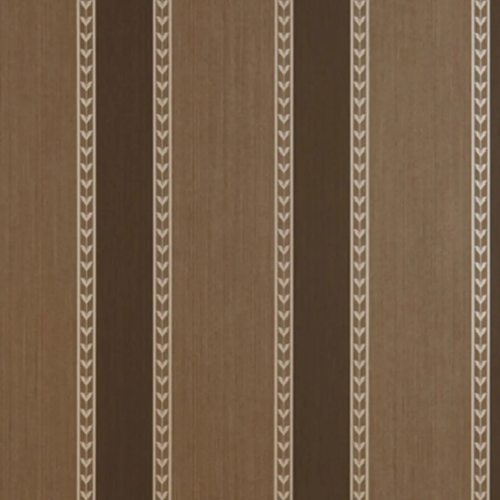 Lansdowne Strie Stripe Wallpaper - Truffle