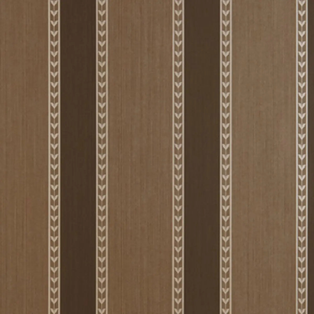 Lansdowne Strie Stripe Wallpaper - Truffle
