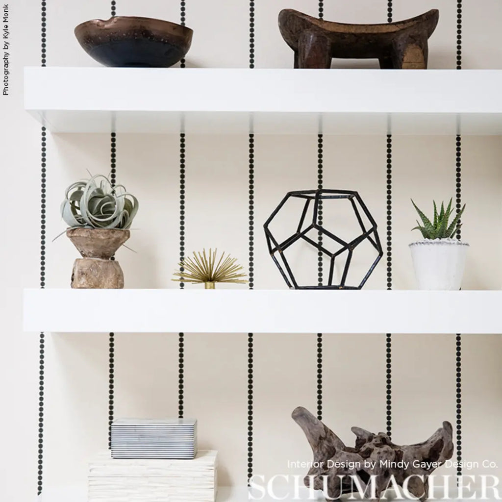 Gabrielle Stripe Wallpaper in an interior setting