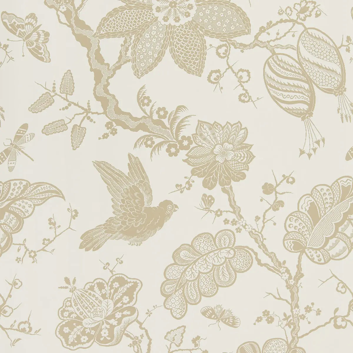 Bali Vine Wallpaper - Sandstone