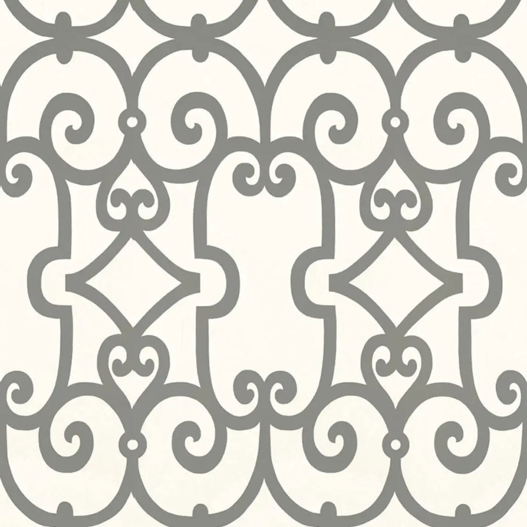Manor Gate Wallpaper - Charcoal