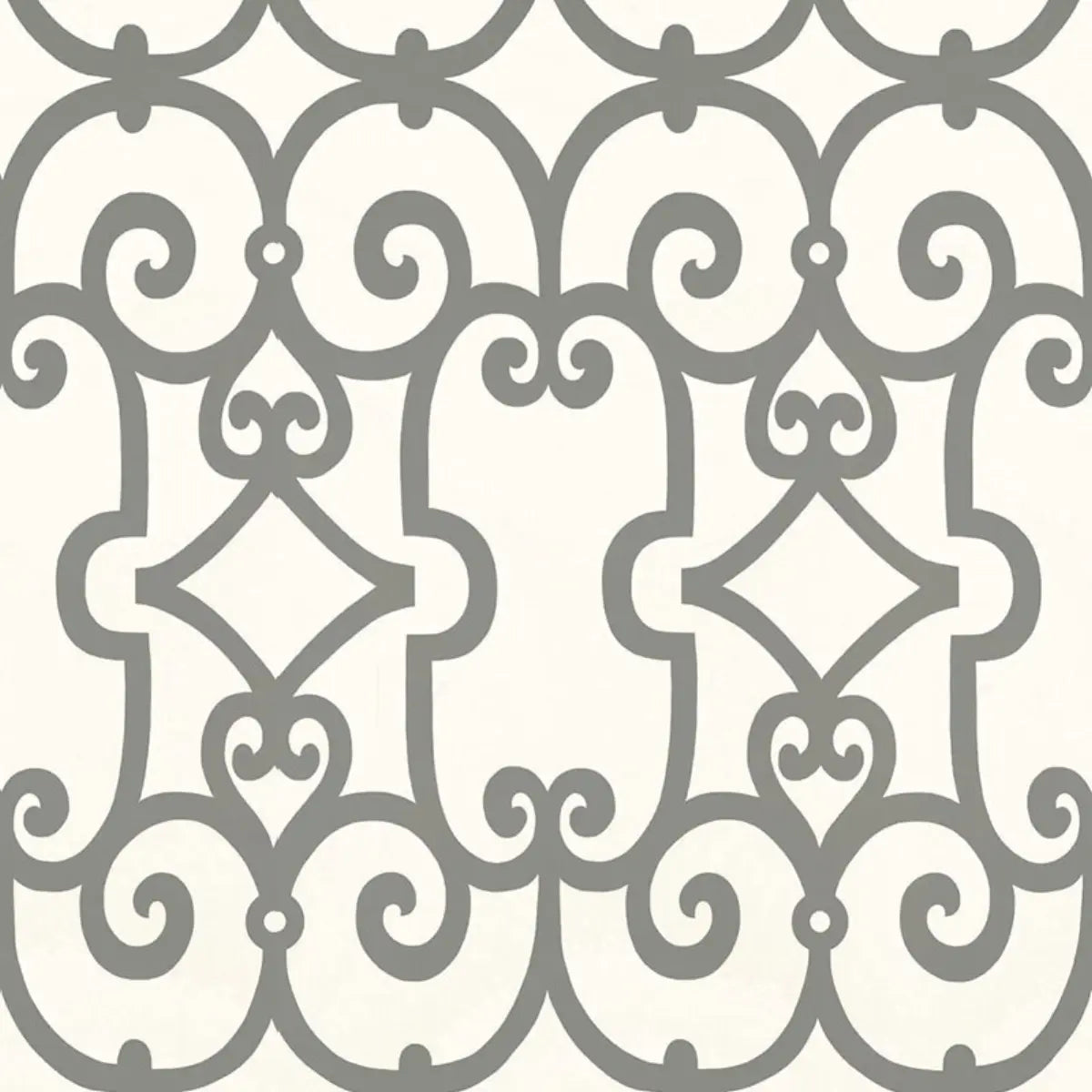 Manor Gate Wallpaper - Charcoal