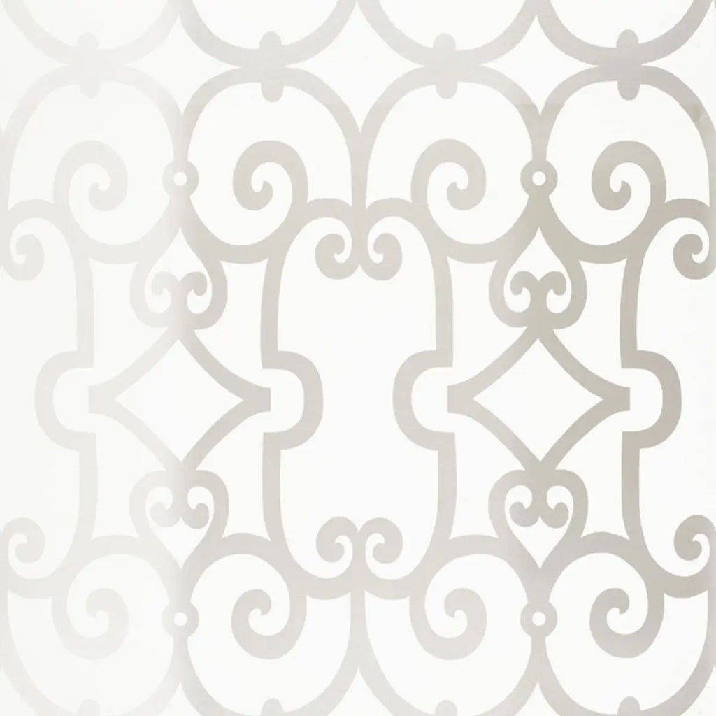 Manor Gate Wallpaper - Silver