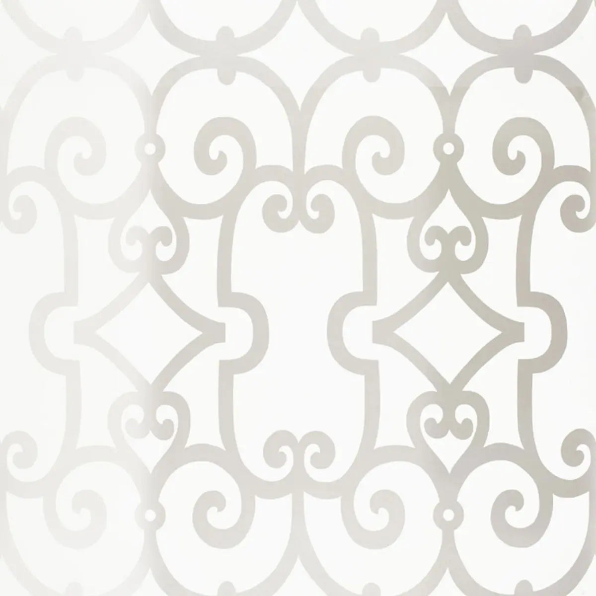 Manor Gate Wallpaper - Silver