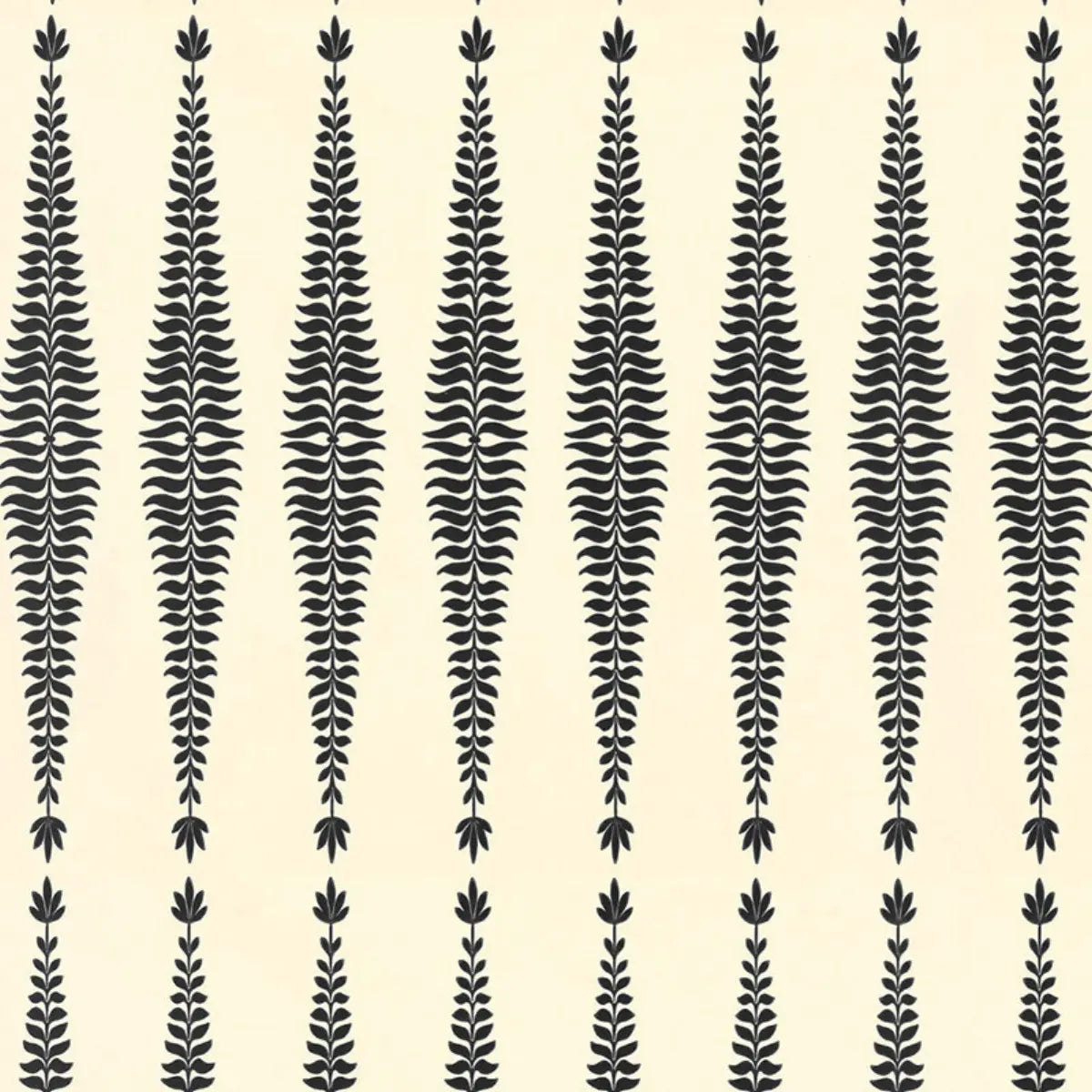 Fern Tree Wallpaper - Noir
