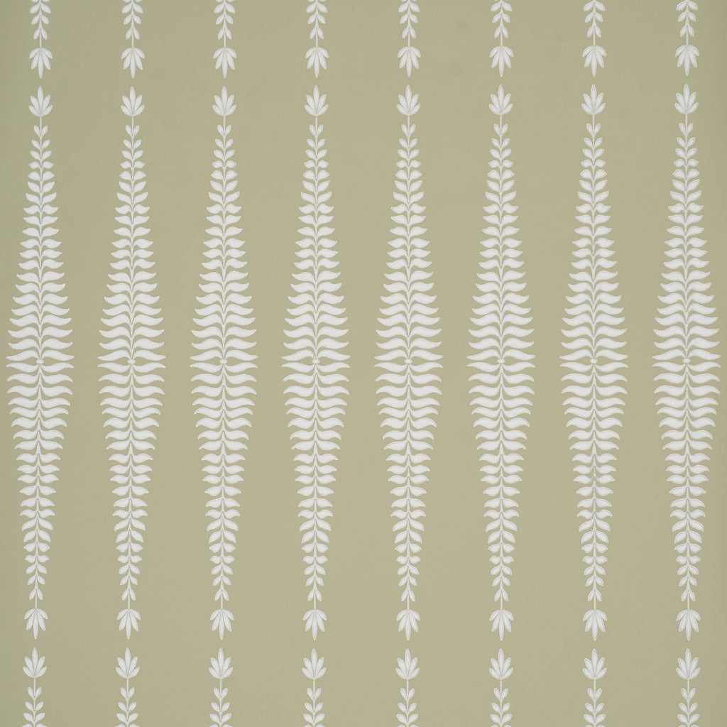 Fern Tree Wallpaper - Olive