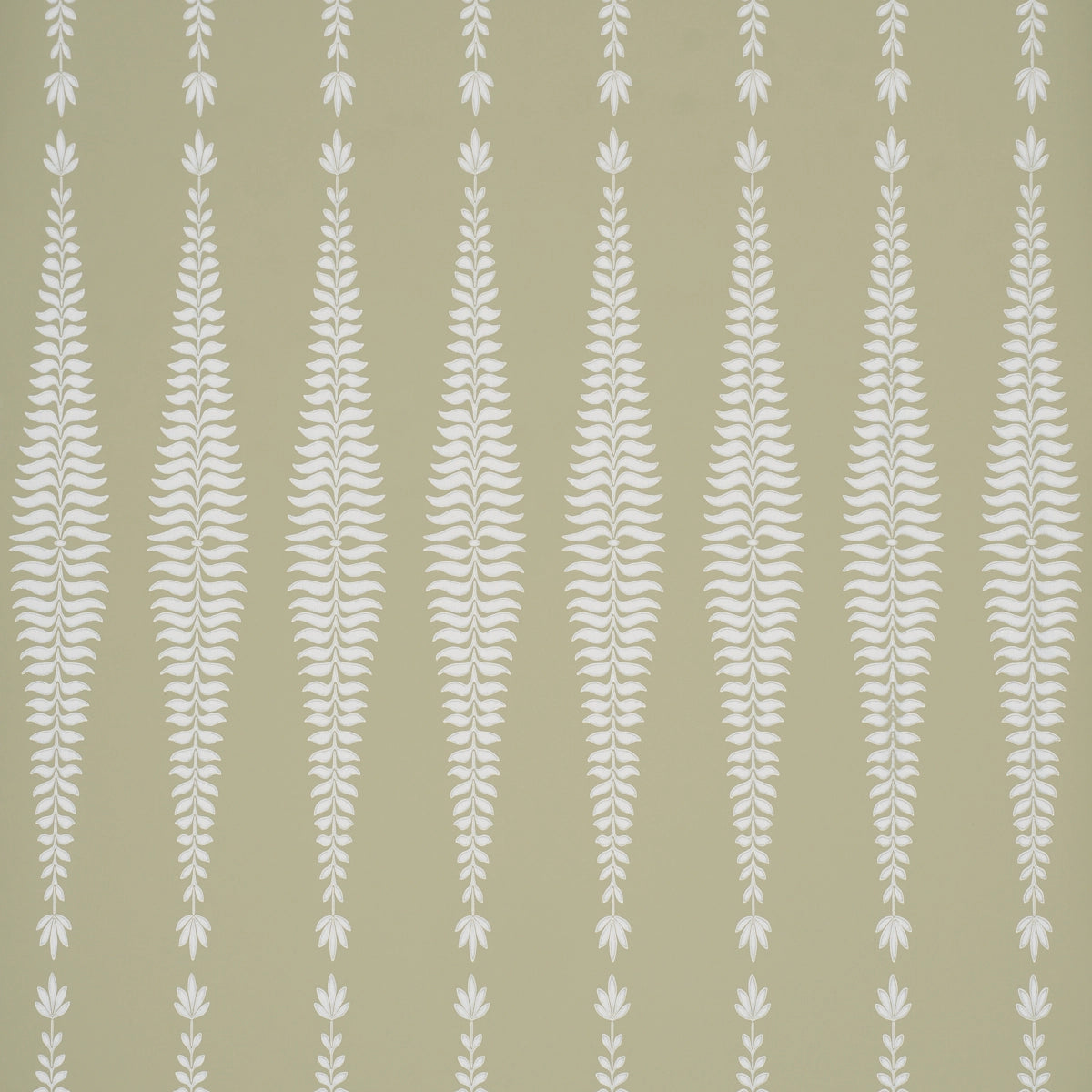 Fern Tree Wallpaper - Olive