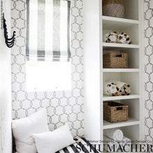 Load image into Gallery viewer, Tracery Wallpaper in an interior setting