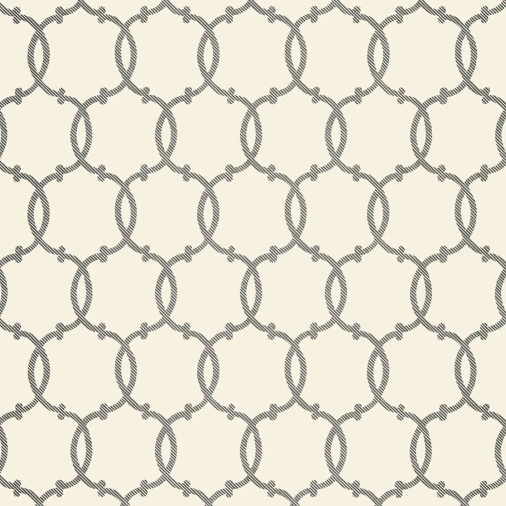 Tracery Wallpaper - Charcoal