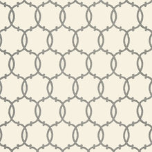 Load image into Gallery viewer, Tracery Wallpaper - Charcoal