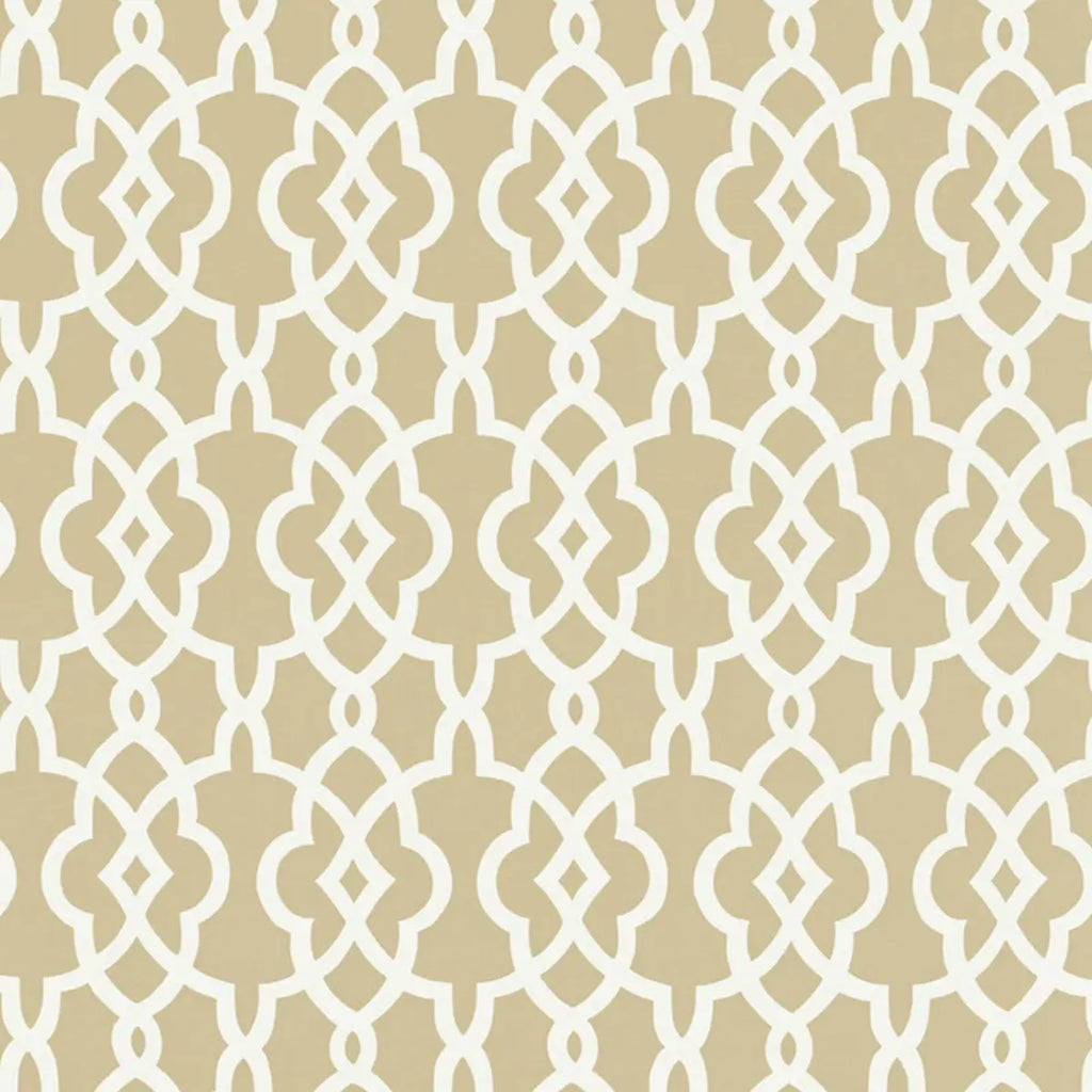 Summer Palace Fret Wallpaper - Sand