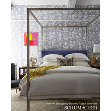 Load image into Gallery viewer, Shantung Silhouette Print Wallpaper in an interior setting